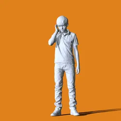 Miniature Pose People 12 3D Print Model in Man 407815