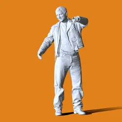Miniature Pose People 42 3D Print Model in Man 407849