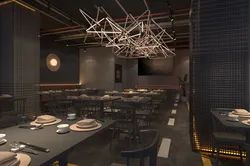 Modern restaurant 3D and rendering