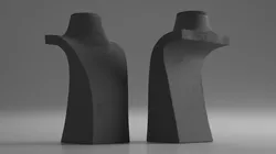 Necklace Stand 3D model