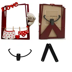 Other STL indir - Valentine's Photo Frame + Back Hook - Webstuffies