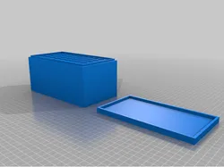 Parametric Stackable Ammo Boxes with Lid various ammo types