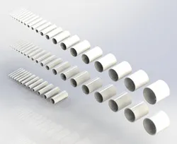 PVC Pipes Schedules 40,80, and 120 (Design table configured)