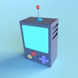 Retro game console