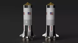 Saturn V Rocket First Stage 3D model