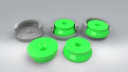 Universal Round Wall Mount (UPDATED!)