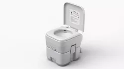 US Comfort Supply Travel Sanitation Toilet White 3D model