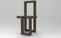Weird Wooden Chair-Nice Concept