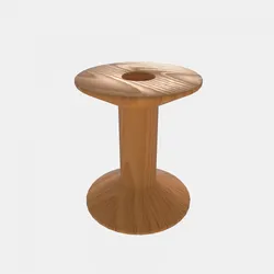 Wooden spool for thread