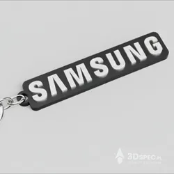 3D printer bestanden | 3MF | Samsung logo keychain