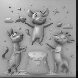 adorable animals performing circus tricks