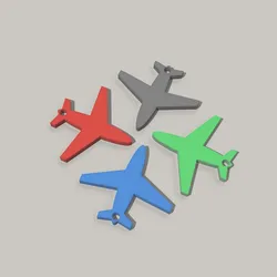 Airplane keychain