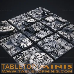 Ancient Ruins 25mmx25mm Square Base Toppers