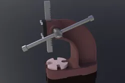 Arbor Press, Manual, Press Fit handle drawn