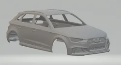 audi rs 3 3D Print Model in Vehicle 385191