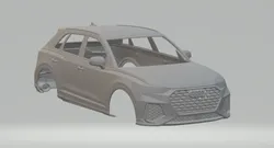 audi rs q3 3D Print Model in Vehicle 384569