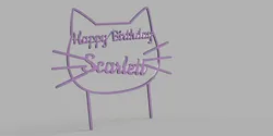 Cake topper, Scarlett
