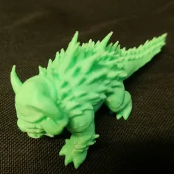 Christmas Behemoth Colossal Land Mythic Beast Figurine