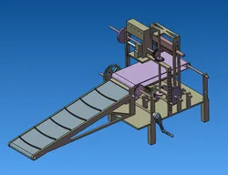 Conveyor belt feeding punching machine