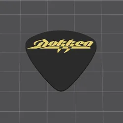Creality Cloud | Dokken guitar pick | ملفات الطابعة ثلاثية الأبعاد