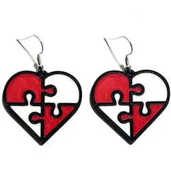 Creality Cloud | Perfect Match Earrings - Valentine's Day | ملفات الطابعة ثلاثية الأبعاد