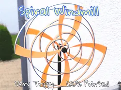 Double Spiral Windmill - Customizable System