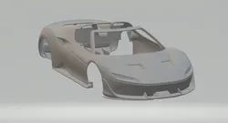 Ferrari j50 3D Print Model in Vehicle 386003