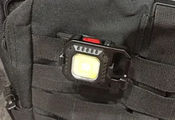Keychain flashlight molle clip
