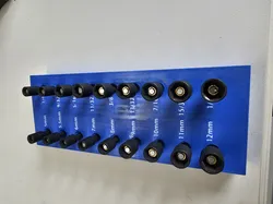 Nutdriver organizer