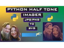PYTHON SVG Half Tone Image Converter