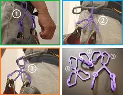 #0174 Rock Climbing Shoe Carrier [3 variants to choose from]