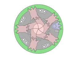 3D Printable Mechanical Iris-3DP5BLROD10A