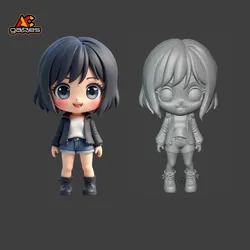 3D printer bestanden | 3MF | Asa Chibi 2 Babymonster
