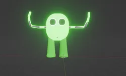 Alien model (Rigged)