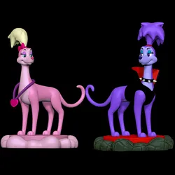 Annabelle and Belladonna - All Dogs Go To Heaven 3D Print Model in Animals 387768