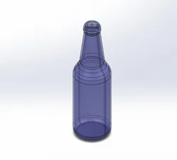 Botella Simple con Redondeos - Simple Bottle with Fillets – SolidWorks Model