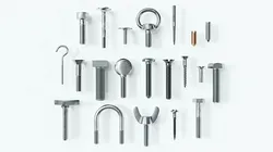 Collection of 21 bolts and screws