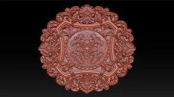 Decorative Ceiling Center - for CNC router 3D Print Model in Decor 388294