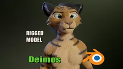 Deimos Anthro Tiger