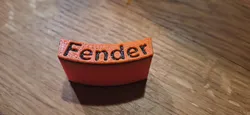 Dog collar name / number tag