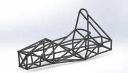 F-1 car chassi model