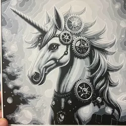 Fișiere pentru imprimante 3D | Fișier 3MF | Unicorn Hueforge 200 x200