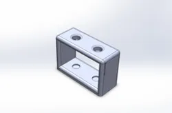 Flat-bottomed test tube holder (2 slots)