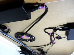 Frugal Cable Management Bracket | Under Desk Zip Tie Mount