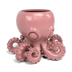 Home Decorations & Ornaments STL indir - Octopus flowerpot - 3D Everything