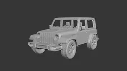 Jeep Wrangler 2Door 2022 3D Print Model in Automotive 386358