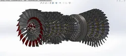 Jet Engine Inner Casing Assembly