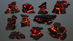 Lava rocks