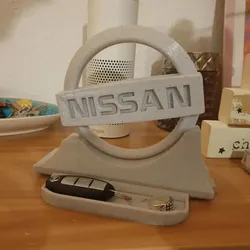 Other STL تنزيل - Nissan Logo Key Holder  - Dom “SWAYY” White