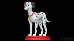 Pongo - 101 Dalmatians 3D Print Model in Animals 386830